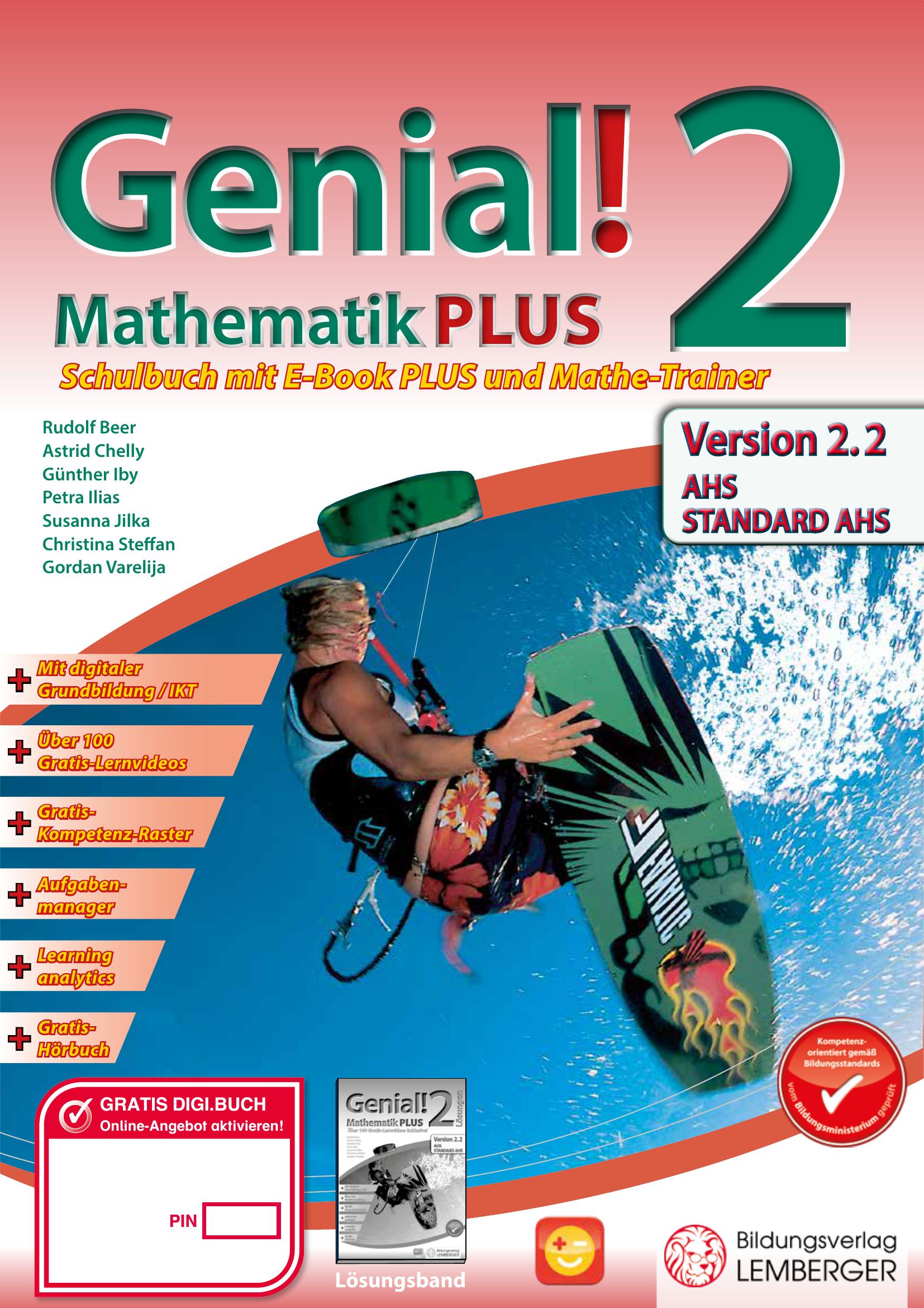 Genial! Mathematik 2 PLUS IKT_Version 2.2: Schulbuch Mit E-Book Für ...